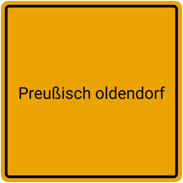 Meldebestätigung Preußisch Oldendorf